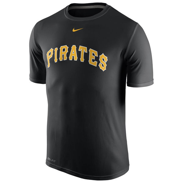 Men’s Pittsburgh Pirates Black Nike Legend Wordmark 1.5 Performance T ...